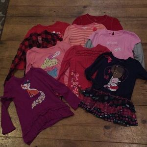 COPY - 9 Pcs Girls Long Sleeved Top size 5T